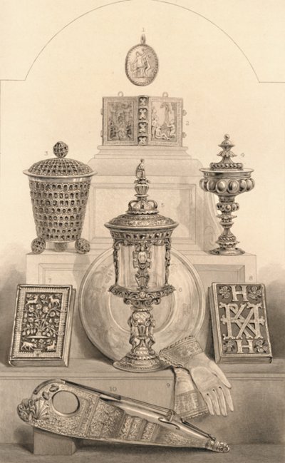 Kraliçe Elizabeth ile İlişkili Kalıntılar, 1886 by William Home Lizars