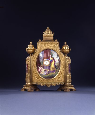 George III şömine saati by William Hopkins Craft