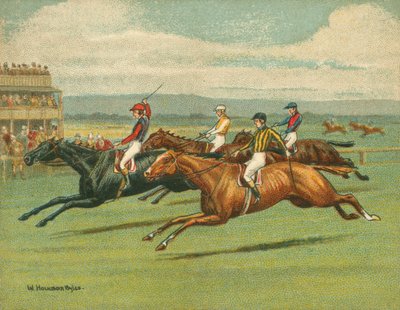 Yarışlar Tarihi ve Modern, Düz Yarış, At by William Hounsom Byles