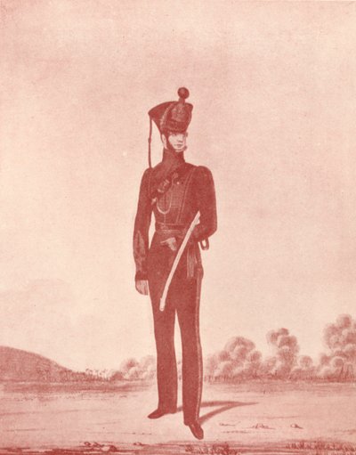 Madras Ordu Tüfeklerinin Memurları, c1837-1843, 1909 by William Hunsley