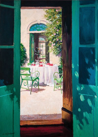 Avluda ikindi çayı (gemide yağ) by William Ireland
