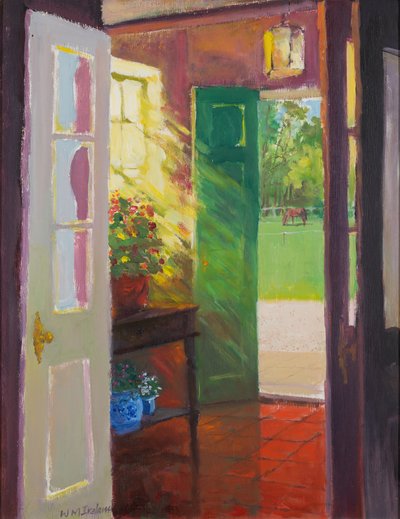 Paddock, 2001 (gemideki petrol) by William Ireland
