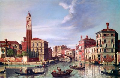 Palazzo Labia, Cannaregio Kanalı, c1750-1771 by William James