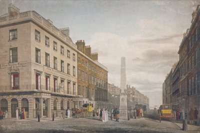 New Bridge Caddesi, Londra Şehri, 1809 by William James Bennett