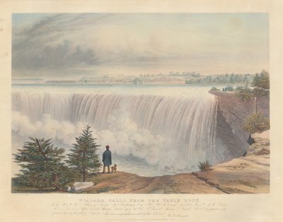 Masa Kayasından Niagara Şelalesi by William James Bennett