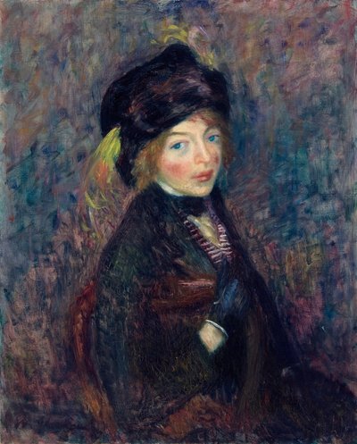 Kız Başı, Türbanlı Tüy by William James Glackens