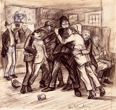 Onları Ayrı Tutmak İçin Dördümüz Gerekti by William James Glackens