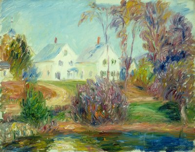 New Hampshire Pansiyonu (tuval üzerine yağlıboya) by William James Glackens