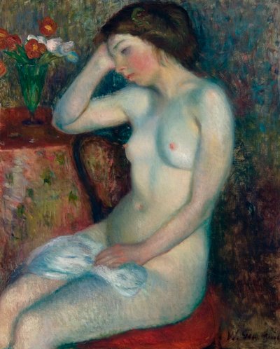 Uyuyan kız by William James Glackens