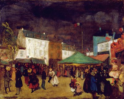 İlçe Fuarı, c.1895 by William James Glackens