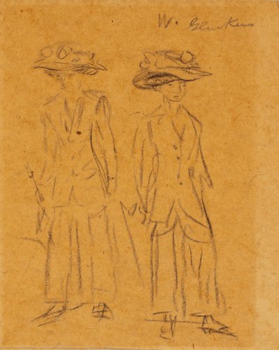 İki kadın by William James Glackens