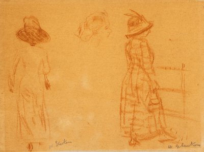 iki kadın ve kadın başkanı by William James Glackens