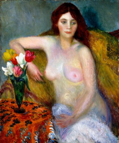 Lale ile çıplak by William James Glackens