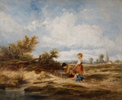 Hampstead Heath - Kuş Tuzağı, 1845. by William James Muller