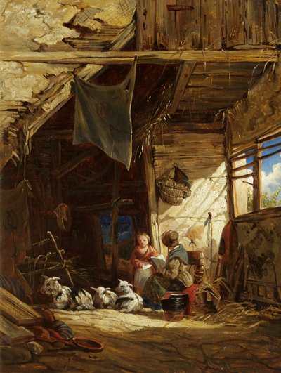 Keçili İç Mekan - Bettws-y-Coed by William James Muller