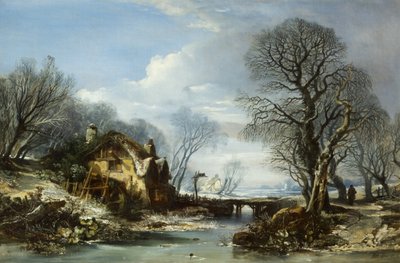 Kış Manzarası, Porlock by William James Muller