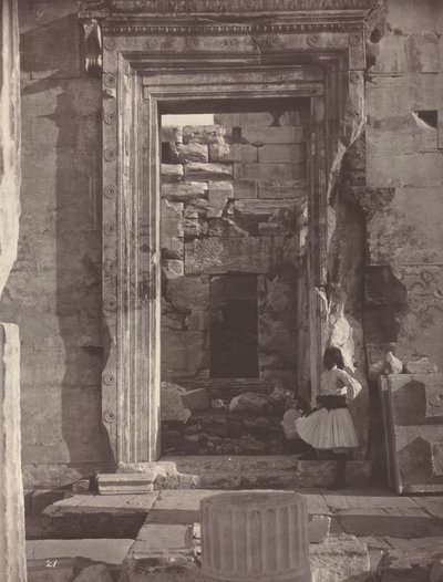 Atina Akropolü, levha 21 by William James Stillman