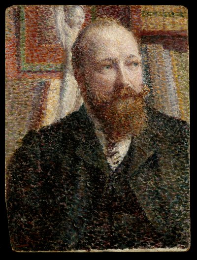 Alfred Verhaeren'in portresi c.1890 (gemide yağ) by William Jelley