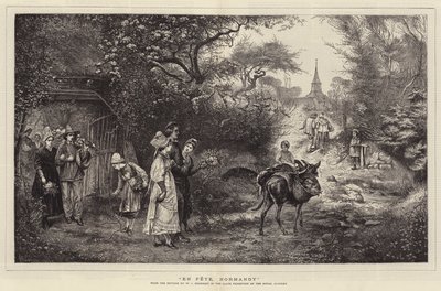Fete, Normandiya by William John Hennessy