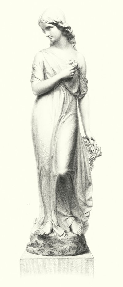 Saflık, W Roffe tarafından M Noble'ın heykelinden kazınmış (gravür) by William John Roffe