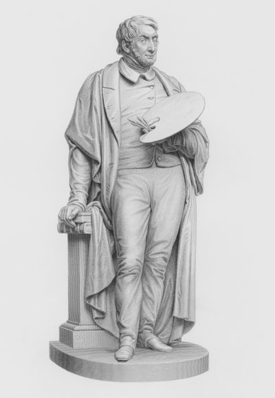 Turner, RA, E Baily tarafından heykelden W Roffe tarafından oyulmuş, RA (gravür) by William John Roffe