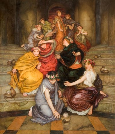 Bilge ve Budala Bakireler Meseli, 1899. by William John Wainwright