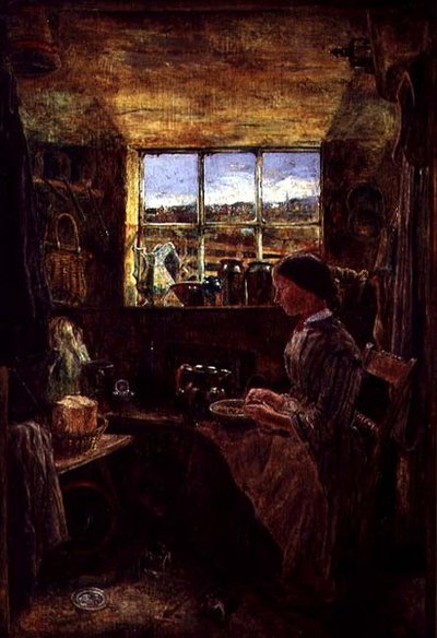 Bir Yazlık Mutfağında Patates Soyma by William Joseph J.C. Bond