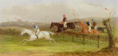 Engelli Koşu: Engel, 1869 by William Joseph Shayer