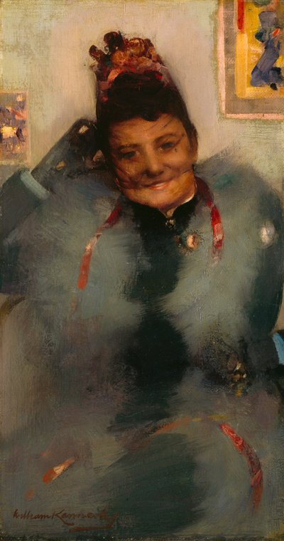 Kürk Boa (tuval üzerine yağlıboya) by William Kennedy
