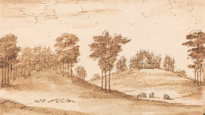 Bir Geyik Parkında Bir Köşk İçin Tasarım by William Kent