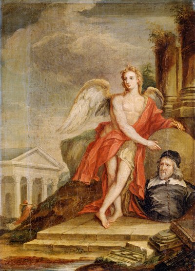 Inigo Jones'un Portresini tutan Mimarlık Dehası (tuval üzerine yağlıboya) by William Kent