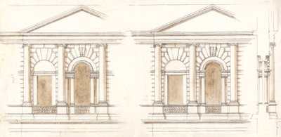 Hazine, Whitehall, Londra: Cephenin Alternatif Yükseklikleri by William Kent