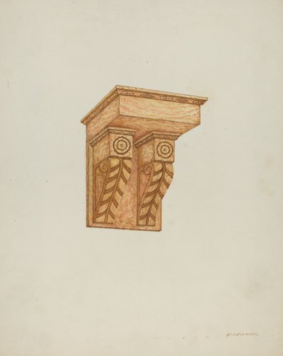 Mimari Detay (Duvar Braketleri) by William Kieckhofel