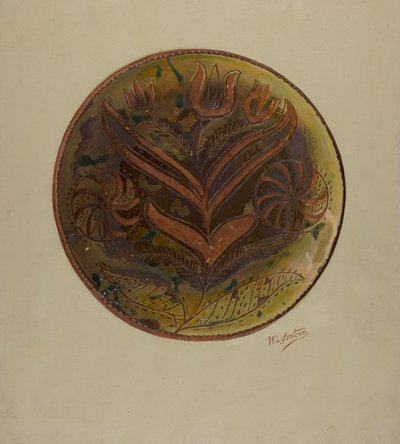 Pa. Alman Plakası, c. 1937. by William L Antrim