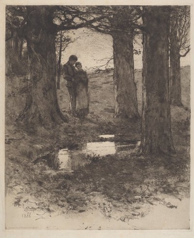 Bir Akşam Yürüyüşü by William Langson Lathrop