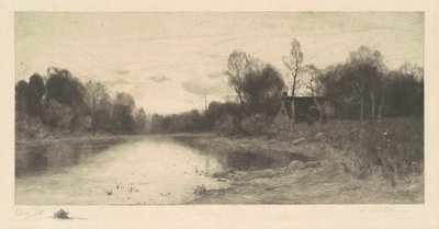 Wanaque üzerinde by William Langson Lathrop