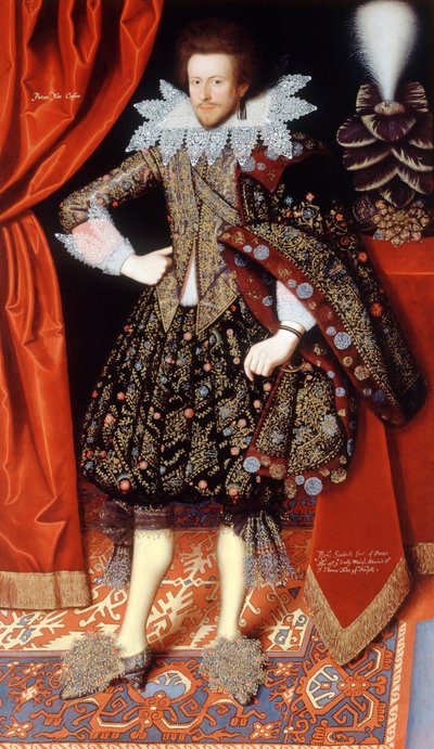 Edward Sackville c.1613 (tuval üzerine yağlıboya) by William Larkin