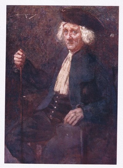 Tüm ülke için sevilen bir adamdı ve yılda kırk poundla zengin oldu (renkli litho) by William Lee Hankey