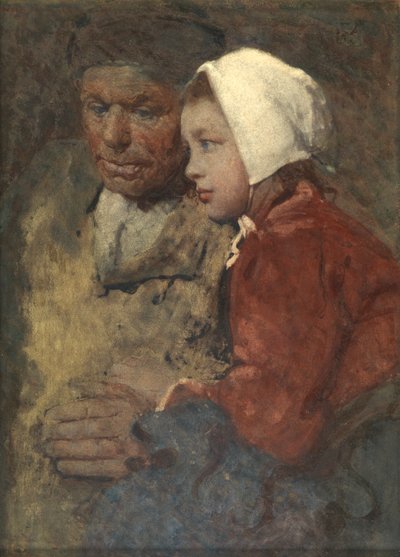Karşılıklı Destek (arap zamkı ile sulu boya) by William Lee Hankey