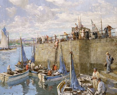 Sardalya Balıkçıları, Concarneau by William Lee Hankey