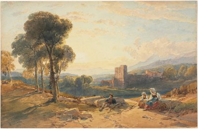 Manzara, İtalya by William Leighton Leitch