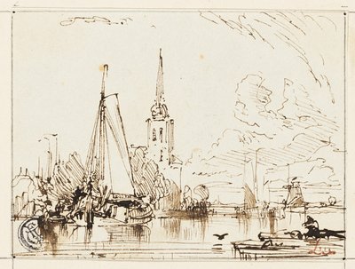 Thames üzerinde by William Leighton Leitch