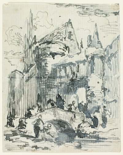 Şehir Köprüsü ve Portal by William Leighton Leitch