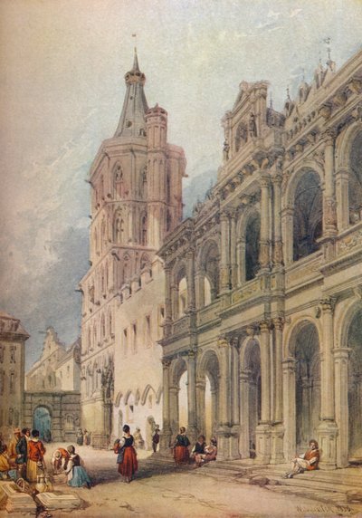 Belediye Binası, Köln, c1841 by William Leighton Leitch