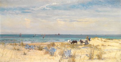Karanın ve Denizin Hasadı, 1873 by William Lionel Wyllie