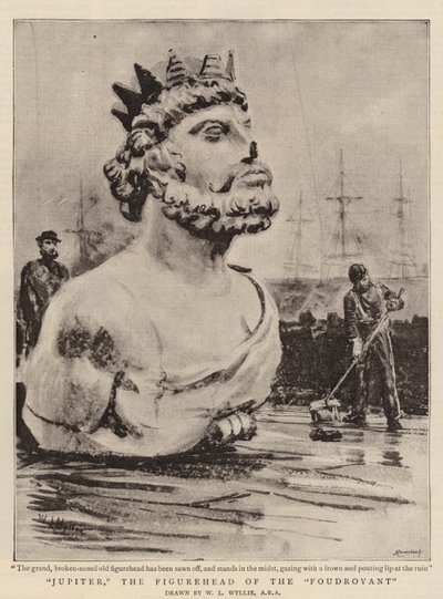 Foudroyant'ın Figür Başı Jüpiter by William Lionel Wyllie