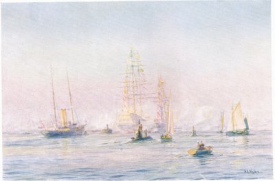 Portsmouth Limanı 1912, 1915 by William Lionel Wyllie