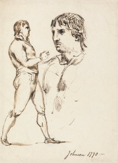 Boksör Johnson'ın Portresi by William Lock Ii