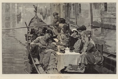 Bir Venedik Al Fresco by William Logsdail
