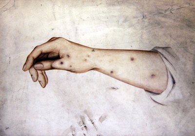 Cilt durumu olan bir Önkol Çalışması, c.1850 (kağıt üzerine suluboya) by William Lover